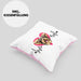 Yorkie Besitzer Kissen mit Füllung 40x40 Geschenk Lustiger Spruch Geschenkidee Herzschlag Yorkie (Grau) Rosa Trendation