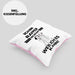 Rapper Geschenk Kissen mit Füllung 40x40 Lustiger Spruch Ich Bin Rapper Warum Weil Ich Es Kann Geschenkidee Bester Rapper Geburtstag (Grau) Rosa Trendation