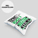 Kellner Geschenk Lustiger Spruch für Kellner Geschenkidee Bester Kellner Der WeltKissen mit Füllung 40x40 (Grau) Blau Trendation