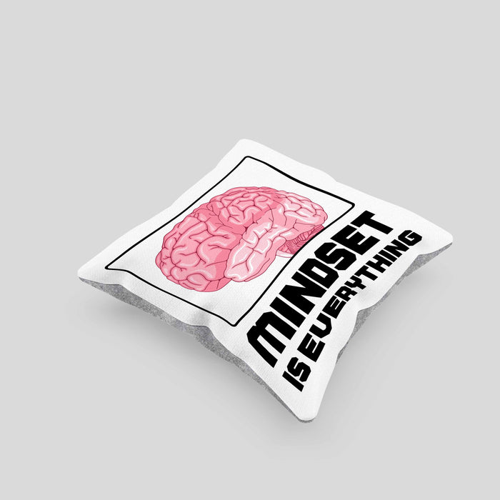 Entrepreneur Kissen mit Füllung 40x40 Entrepreneurship Geschenk Spruch Motivation Idee Mindset (Grau) Grau Trendation
