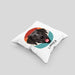 Labrador Besitzer Kissen mit Füllung 40x40 Geschenk Lustiger Spruch Geschenkidee Labrador Mama Papa (Grau) Grau Trendation