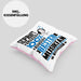 Musikfan Geschenk Lustiger Spruch für Musikfan Geschenkidee Bester Musikfan Der WeltKissen mit Füllung 40x40 (Grau) Rosa Trendation