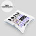 Therapeutin Geschenk Kissen mit Füllung 40x40 Lustig Geschenkidee für Therapeutin Geburtstag So Sieht Eine Richtig Coole Therapeutin Aus Frauen Spruch (Grau) Blau Trendation