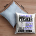 Physiker Geschenk Kissen mit Füllung 40x40 Geschenkidee für Physiker Geburtstag Lustiger Spruch Ich Bin Physiker Ich Kann Es Dir Erklären Aber Nicht Für Dich Verstehen (Grau) Blau Trendation