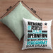 Opernfan Geschenk Kissen mit Füllung 40x40 Lustige Geschenkidee für Opernfan Geburtstag Niemand Ist Perfekt Aber Als Opernfan Ist Man Nah Dran (Grau) Grün Trendation