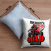 Mir Reichts Ich Geh Quad Fahren Kissen mit Füllung 40x40 Geschenk Quadfahrer Geschenkidee Lustiger Spruch (Grau) Blau Trendation