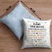Tierärztin Geschenk Lustiger Spruch Geschenkidee KaffeeKissen mit Füllung 40x40 (Grau) Blau Trendation