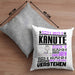 Kanute Geschenk Kaffee-Kissen mit Füllung 40x40 Geschenkidee für Kanute Ich Bin Kanute Ich Kann Es Dir Erklären Jedoch Nicht Für Dich Verstehen Spruch Lustig (Grau) Grau Trendation
