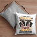 Berner Sennenhund Besitzer Kissen mit Füllung 40x40 Geschenk Lustiger Spruch Geschenkidee Was Ist Besser Als Ein Berner Sennenhund (Grau) Grau Trendation