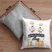 Moin Kissen mit Füllung 40x40 Geschenk Norddeutschland Sylt Norderney Möwen Fischbrötchen Geschenkidee Norddeutschland (Grau) Grau Trendation