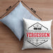 Ehemann Kissen mit Füllung 40x40 Geschenk Hab Ich Vergessen Geschenk Von Ehefrau (Grau) Blau Trendation