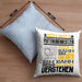 Plattenladenbesitzer Geschenk Kissen mit Füllung 40x40 Lustige Geschenkdiee für einen Plattenladenbesitzer Geburtstag Ich Bin Plattenladenbesitzer Ich Kann Es Dir Erklären Aber Nicht Für Dich Verstehen (Grau) Blau Trendation