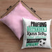 Bachelor Master Prüfung Bestanden Geschenk Kissen mit Füllung 40x40 Studium Prüfung Bestanden Kann Ich Jetzt Wieder Fußball Spielen Fußballer Geschenkidee (Grau) Rosa Trendation