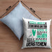 Tierheimvolontär Geschenk Kaffee-Kissen mit Füllung 40x40 Geschenkidee für Tierheimvolontär Ich Bin Tierheimvolontär Ich Kann Es Dir Erklären Jedoch Nicht Für Dich Verstehen Spruch Lustig (Grau) Blau Trendation