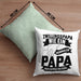 Zwillings-Papa Kissen mit Füllung 40x40 Geschenk WIe Ein Normaler Papa Nur Doppelt So Cool Vatertag Geschenkidee Zwillinge (Grau) Grün Trendation