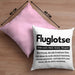 Fluglotse Kissen mit Füllung 40x40 Geschenk Spruch für Fluglotsen Geschenkidee (Grau) Rosa Trendation
