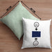 Alaska Kissen mit Füllung 40x40 Geschenk für Alaska-Liebhaber Urlaub Lustige Geschenkidee :( + Alaska Flagge = :) Geburtstag (Grau) Grün Trendation