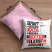 Flötist Geschenk Lustiger Spruch für Flötist Geschenkidee Bester Flötist Der WeltKissen mit Füllung 40x40 (Grau) Rosa Trendation