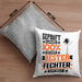 Fechter Geschenk Lustiger Spruch für Fechter Geschenkidee Bester Fechter Der WeltKissen mit Füllung 40x40 (Grau) Grau Trendation