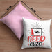 Need Ouzo Kissen mit Füllung 40x40 Geschenk Griechenland Geschenkidee (Grau) Rosa Trendation