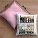 Indie-Fan Geschenk Kissen mit Füllung 40x40 Geschenkidee für Indie-Fan Geburtstag Lustig Ich Bin Indie-Fan Ich Kann Es Dir Erklären Aber Nicht Für Dich Verstehen (Grau) Rosa Trendation