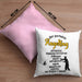 Kissen mit Füllung 40x40 für Angler Geschenk für Fischer Geschenkidee (Grau) Rosa Trendation
