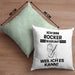 Rocker Geschenk Kissen mit Füllung 40x40 Lustiger Spruch Ich Bin Rocker Warum Weil Ich Es Kann Geschenkidee Bester Rocker Geburtstag (Grau) Grün Trendation