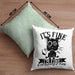 Lustige Kissen mit Füllung 40x40 Geschenk It's Fine I'm Fine Everything Is Fine Geschenkidee Frauen Sarkasmus Humor (Grau) Grün Trendation
