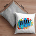 Keyboard Spieler Kissen mit Füllung 40x40 Geschenk für Keyboarder Musiker Band Geschenkidee Bunt (Grau) Grau Trendation