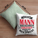 Ehemann Kissen mit Füllung 40x40 Geschenk Ich Bin Ein Mann Ich Kann Dinge Schon Vergessen Geschenk Von Ehefrau (Grau) Grün Trendation