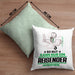 Reisender Geschenk Kissen mit Füllung 40x40 So Gut Kann Nur Ein Reisender Aussehen Geschenkidee (Grau) Grün Trendation