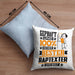 Raptexter Geschenk Lustiger Spruch für Raptexter Geschenkidee Bester Raptexter Der WeltKissen mit Füllung 40x40 (Grau) Blau Trendation