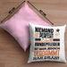 Hundepfleger Geschenk Kissen mit Füllung 40x40 Lustige Geschenkidee für Hundepfleger Geburtstag Niemand Ist Perfekt Aber Als Hundepfleger Ist Man Nah Dran (Grau) Rosa Trendation