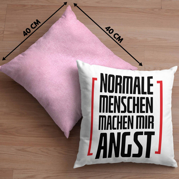 Wellensittich Kissen mit Füllung 40x40 Geschenk Spruch Lustig Zuhause Ist Wo Meine Wellensittiche Sind Geschenkidee Geburtstag (Grau) Rosa Trendation