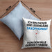 Saxophonist Geschenk Kissen mit Füllung 40x40 Lustige Geschenkidee Geburtstag für Saxophonist Ich Bin Dieser Legendäre Saxophonist Von Dem Alle Geredet Haben (Grau) Blau Trendation