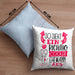 Ehemann Kissen mit Füllung 40x40 Geschenk So Sieht Ein RIchtig Cooler Ehemann Aus Geschenkidee Lustiger Spruch Geburtstag (Grau) Blau Trendation