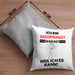 Saxophonist Geschenk Kissen mit Füllung 40x40 Lustiger Spruch Ich Bin Saxophonist Warum Weil Ich Es Kann Geschenkidee Bester Saxophonist Geburtstag (Grau) Grau Trendation
