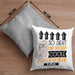 Kletterpartnerin Geschenk Kissen mit Füllung 40x40 Lustig Geschenkidee für Kletterpartnerin Geburtstag So Sieht Eine Richtig Coole Kletterpartnerin Aus Frauen Spruch (Grau) Grau Trendation