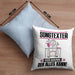 Songtexter Kissen mit Füllung 40x40 Geschenk für Songtexter Der Mann Der Alles Kann Geschenkidee zum Geburtstag (Grau) Blau Trendation