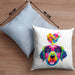Golden Retriever Herz Farbe Besitzer Kissen mit Füllung 40x40 Geschenk Lustiger Spruch Geschenkidee Golden Retriever Liebhaber (Grau) Blau Trendation