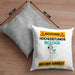 Biologe Kissen mit Füllung 40x40 Geschenk Lustiger Spruch Geschenkidee für Biologe Achtung Hochleistungs Biologe Bei Der Arbeit (Grau) Grau Trendation