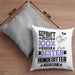 Hundesitter Geschenk Lustiger Spruch für Hundesitter Geschenkidee Bester Hundesitter Der WeltKissen mit Füllung 40x40 (Grau) Grau Trendation