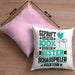 Schauspieler Geschenk Lustiger Spruch für Schauspieler Geschenkidee Bester Schauspieler Der WeltKissen mit Füllung 40x40 (Grau) Rosa Trendation