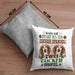 Cocker Spaniel Besitzer Kissen mit Füllung 40x40 Geschenk Lustiger Spruch Geschenkidee Was Ist Besser Als Ein Cocker Spaniel (Grau) Grau Trendation