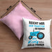 Landwirt Spruch Geschenk Kissen mit Füllung 40x40 Landwirtschaft Geschenke für Männer Traktor Spruch Gülle Fahren (Grau) Rosa Trendation