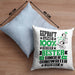 Singer-Songwriter Geschenk Lustiger Spruch für Singer-Songwriter Geschenkidee Bester Singer-Songwriter Der WeltKissen mit Füllung 40x40 (Grau) Blau Trendation