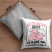 Schweine-Liebhaberin Kissen mit Füllung 40x40 Geschenk Bitte Nicht Stören Ich Träume Von Schweinchen Schwein Sau Besitzer Hausschwein (Grau) Grau Trendation