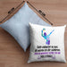 Volleyball Geschenk Kissen mit Füllung 40x40 Coach Herren Mädchen Kaffee Zubehör Volleyball-Spieler Spielerin (Grau) Blau Trendation