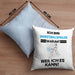 Basketballspieler Geschenk Kissen mit Füllung 40x40 Lustiger Spruch Ich Bin Basketballspieler Warum Weil Ich Es Kann Geschenkidee Bester Basketballspieler Geburtstag (Grau) Blau Trendation
