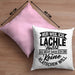 Sarkastischer Spruch Kissen mit Füllung 40x40 Geschenk für Frauen Nur Weil Ich Lächle Heißt Das Nicht Dass Ich Dir Keine Klatschen Will (Grau) Rosa Trendation